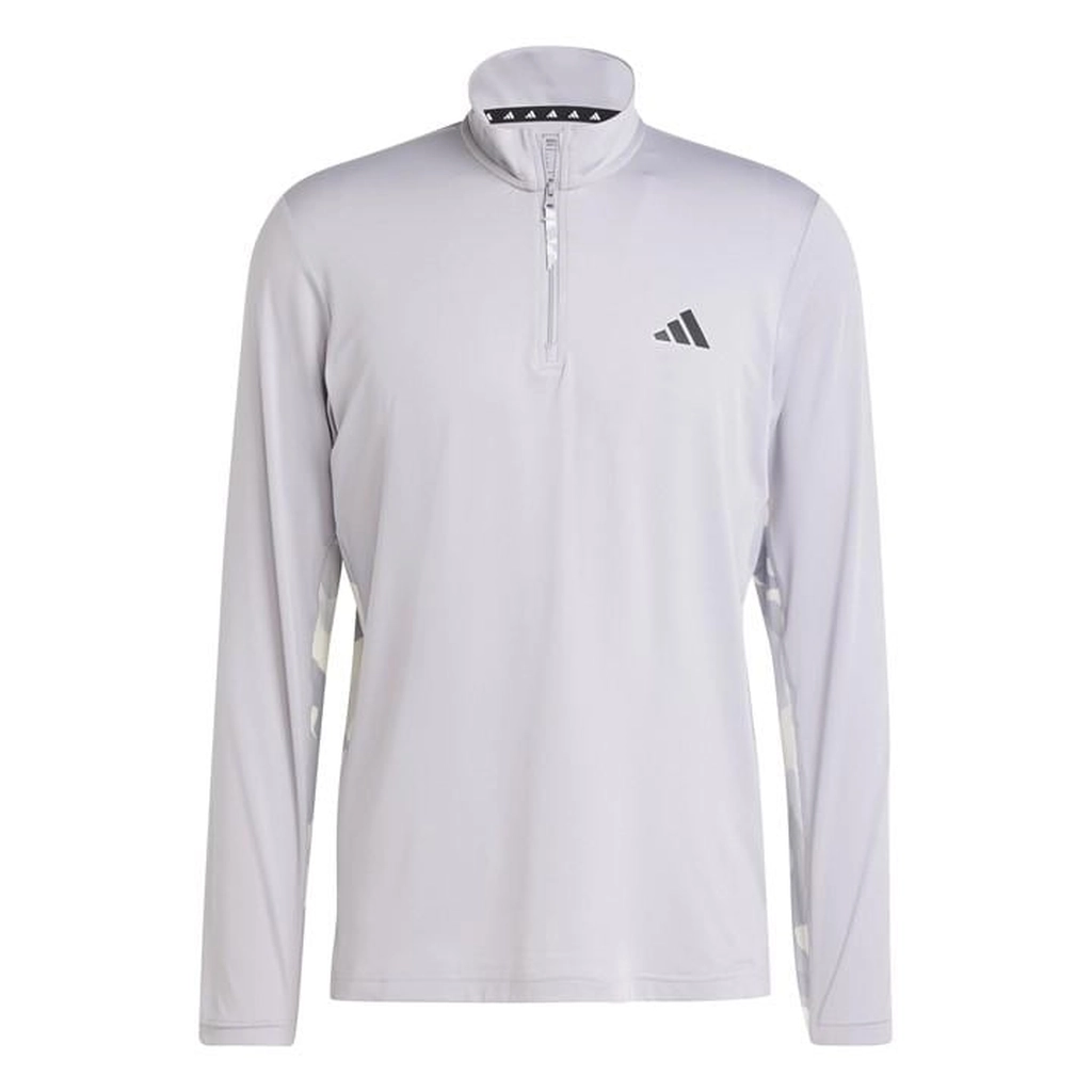 Adidas Originals Essentials Camo Training quarter Zip Top Mens - Grey